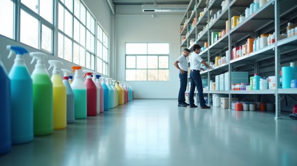 Qualité et diversité chez un fournisseur de produits d'entretien professionnels